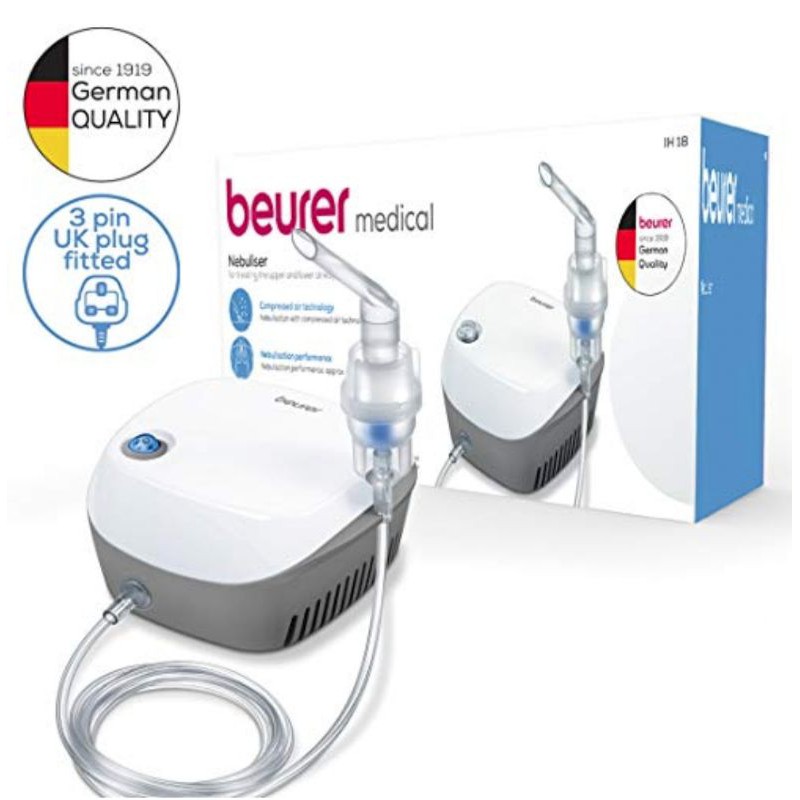 Nebulizer Compressor Original Beurer IH 18 / Alat Bantu Terapi Uap Pernafasan Beurer IH18