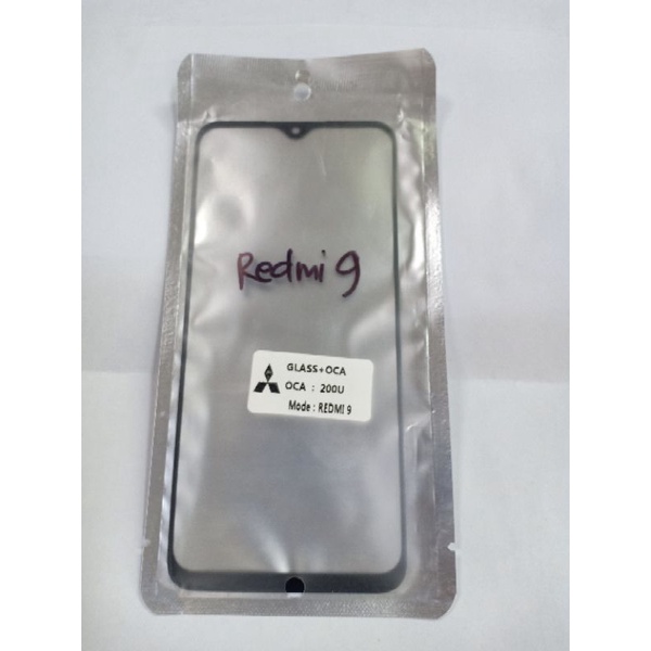 GLASS + OCHA / KACA LCD REDMI 9