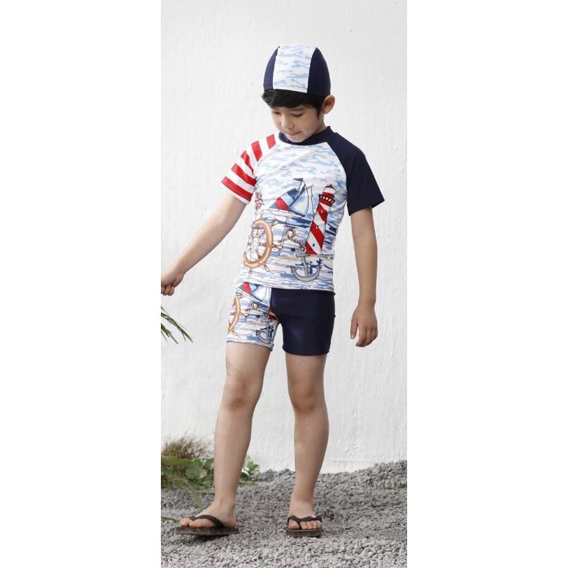 Baju Renang Anak Laki Karakter Import/ Swimsuit Boy