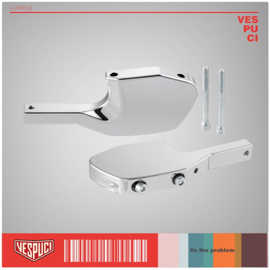 Adaptor Footstep SIP Chrome For Vespa GT-Series GTV GTS Super