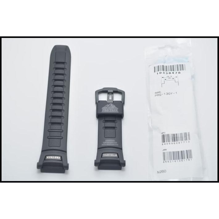 Tali Strap Casio Protrek Prg 130Y Black Buckle