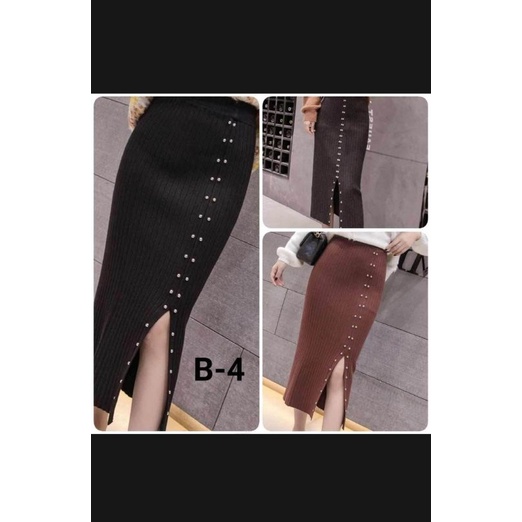 Rok rajut /rok span/rok import/rok fashion/rok midi/rok rajut/rok kerja/rok payung/rok terbaru