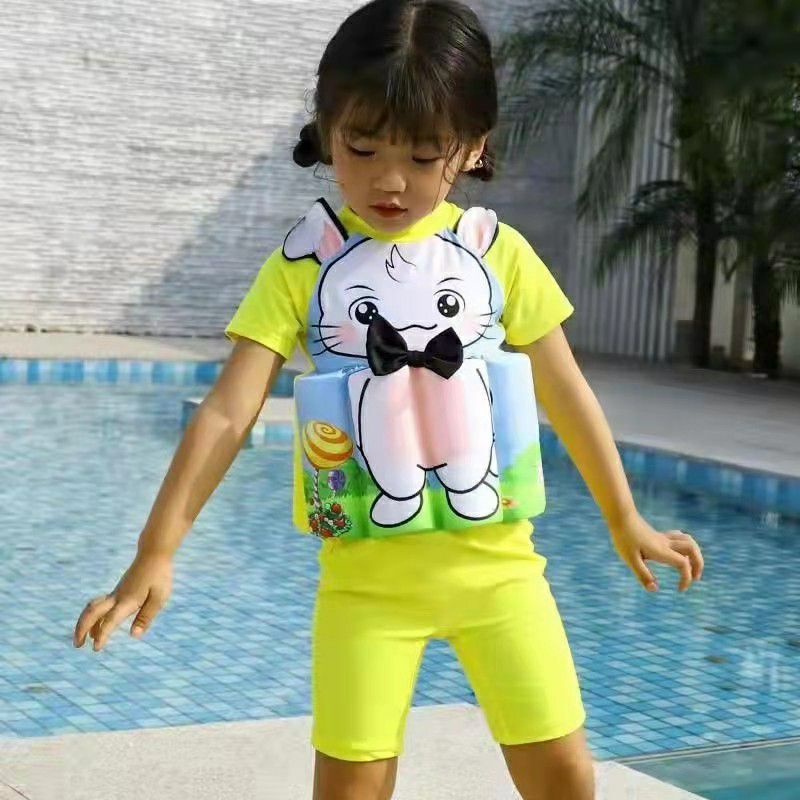 BAJU RENANG PELAMPUNG FLOATING SWIMSUIT UNTUK ANAK CEWE MOTIF RABBIT ANAK USIA 1 SAMPAI 6 TAHUN