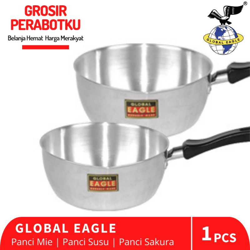 Panci Rebus Mie Susu Gagang + Tutup 16cm 18cm