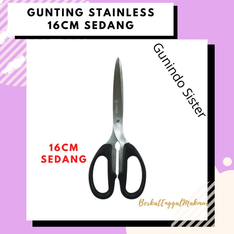 

Gunting Stainless Gunindo Sister KA-838 Sedang