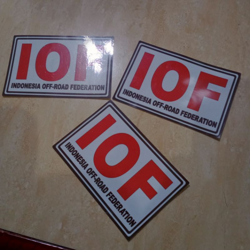 Sticker IOF,Sticker ARB,Sticker TAG HEVER.Custom suka-suka.1pcs
