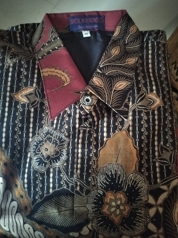 Kemeja Batik Ndoromesem Lengan Panjang Kamulyan Katun Halus A145