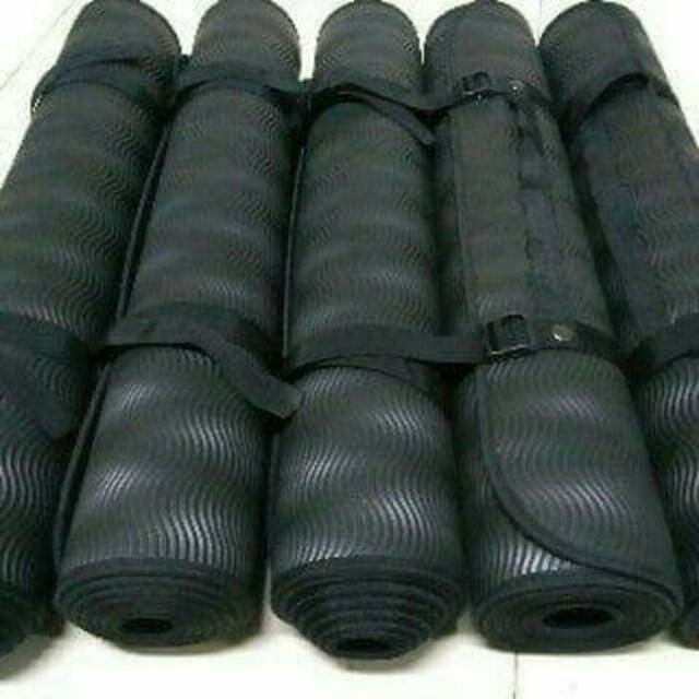 Matras karet spon camping yoga pilates fitnes outdoor hiking ultralight