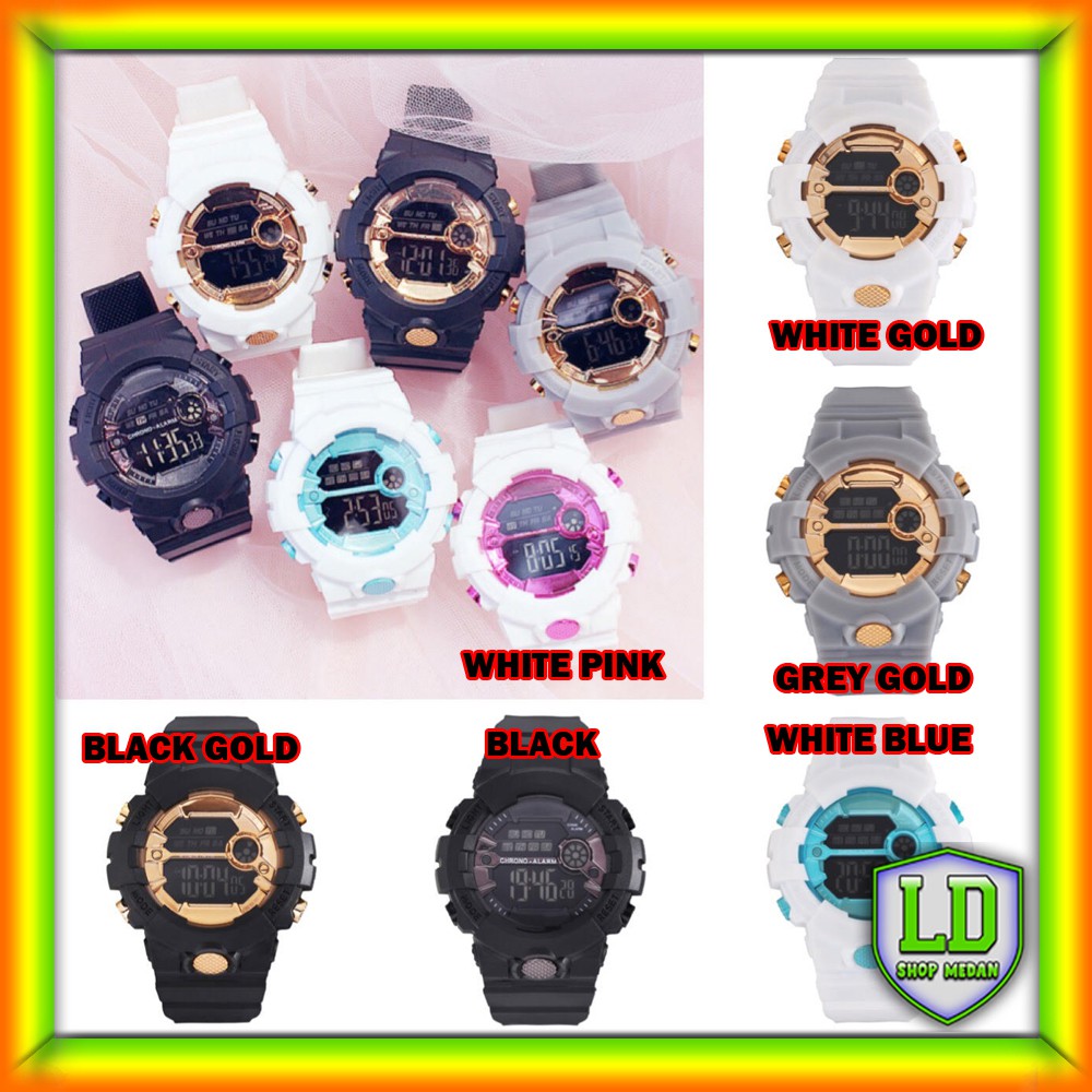 Jam Tangan Waterproof Untuk wanita pria dan anak anak Sport Fashion terlaris