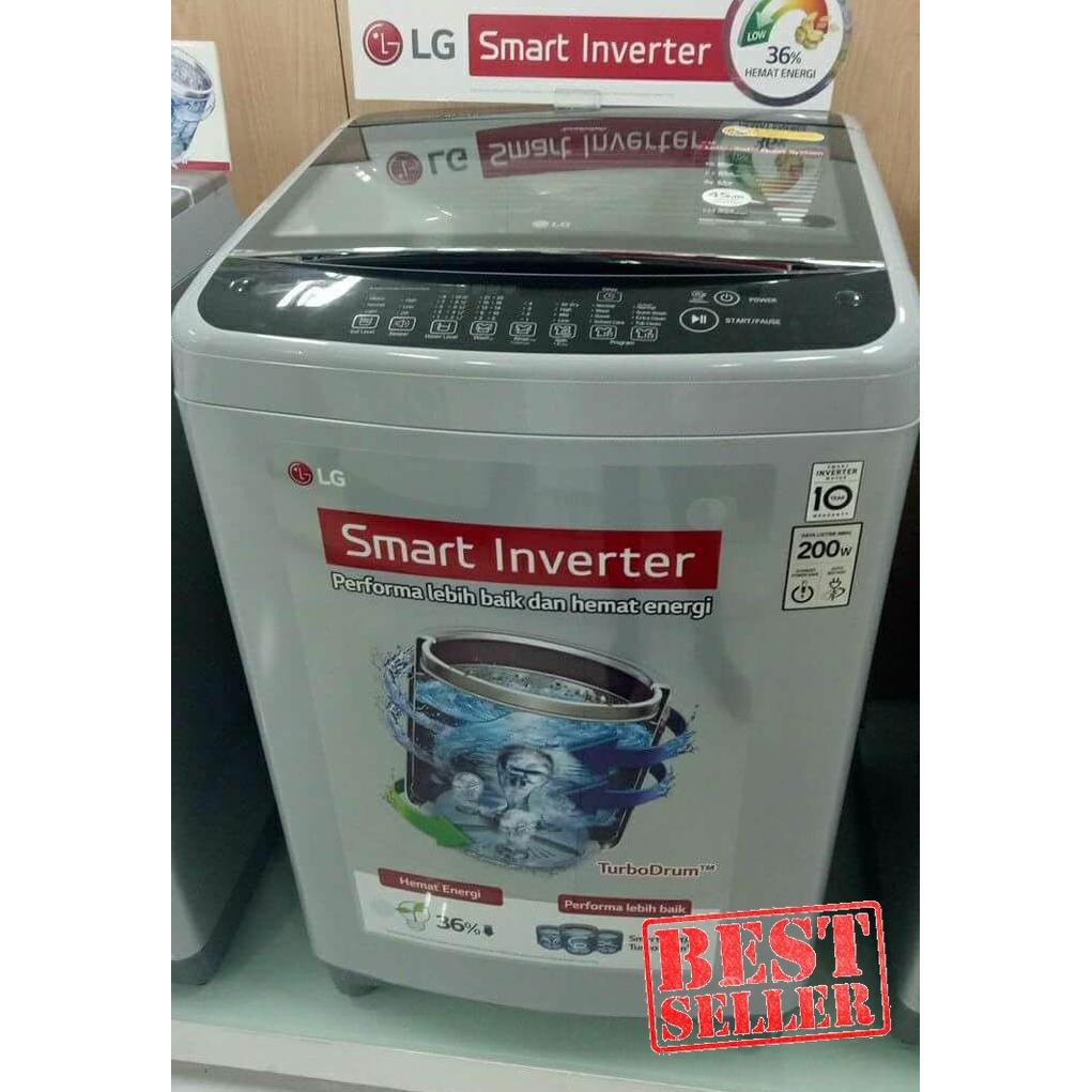 MESIN CUCI LG SMART INVERTER T2108 VSAM 8KG NEW MODEL