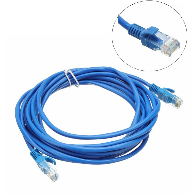 Kabel LAN CAT5 5/10/15/20/25/30 Meter Cat5E UTP Cable Network Cable Konektor RJ45