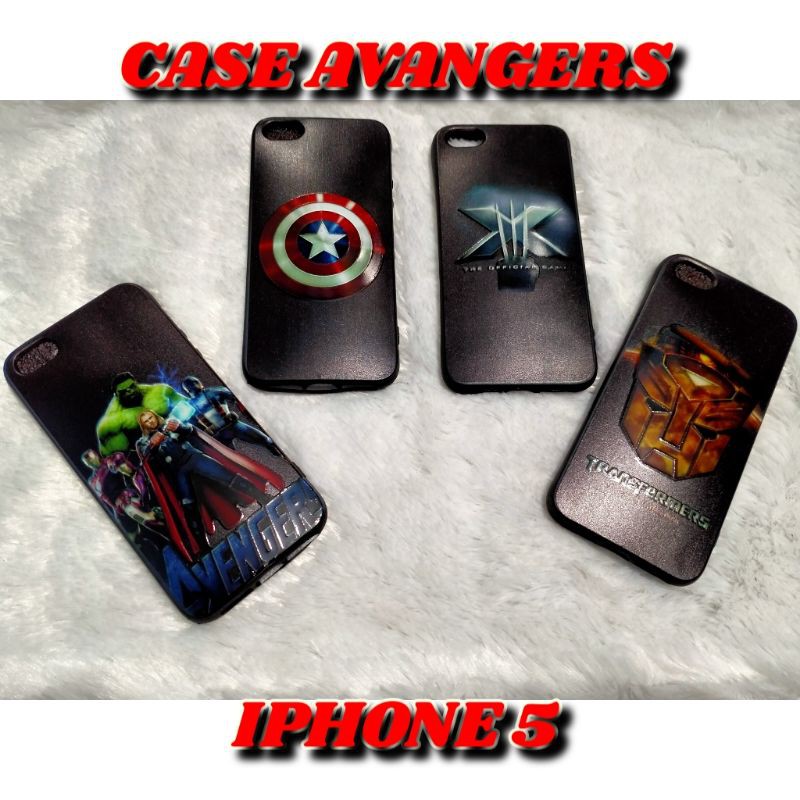 IPHONE 6G/S Softcase Marvel AVANGER SOFTCASE MAN CASE