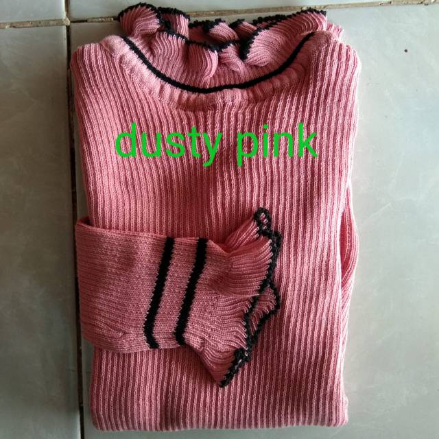 Baju rajut wanita lengan panjang