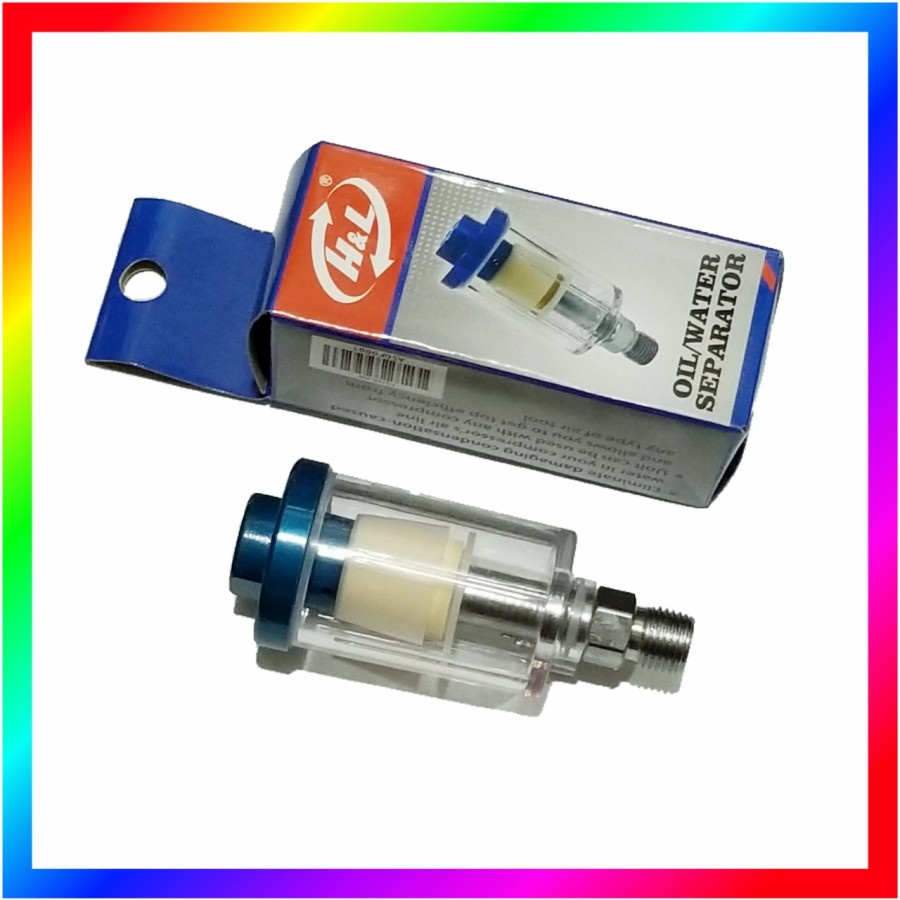 Air Water Oil Separator Filter Spraygun 1/4 Inch Untuk Kompresor