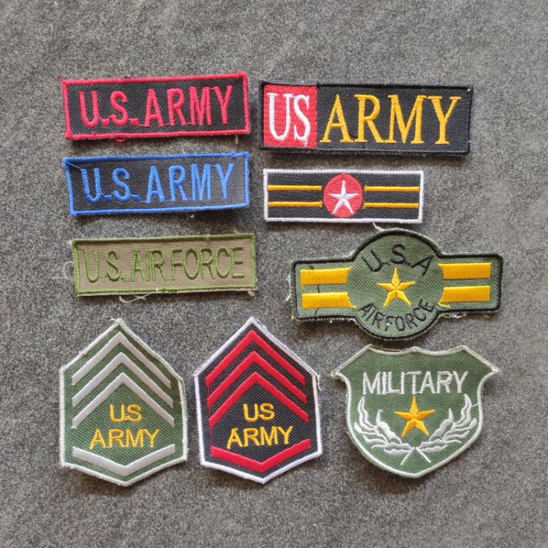 PATCH BORDIR US ARMY