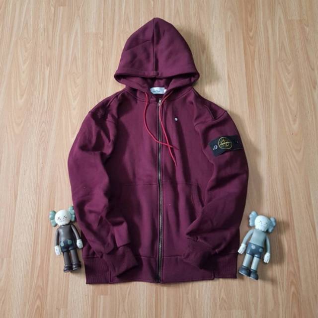 stone island purple hoodie