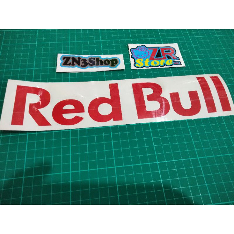 

cutting stiker tulisan REDBULL besar 28*6cm