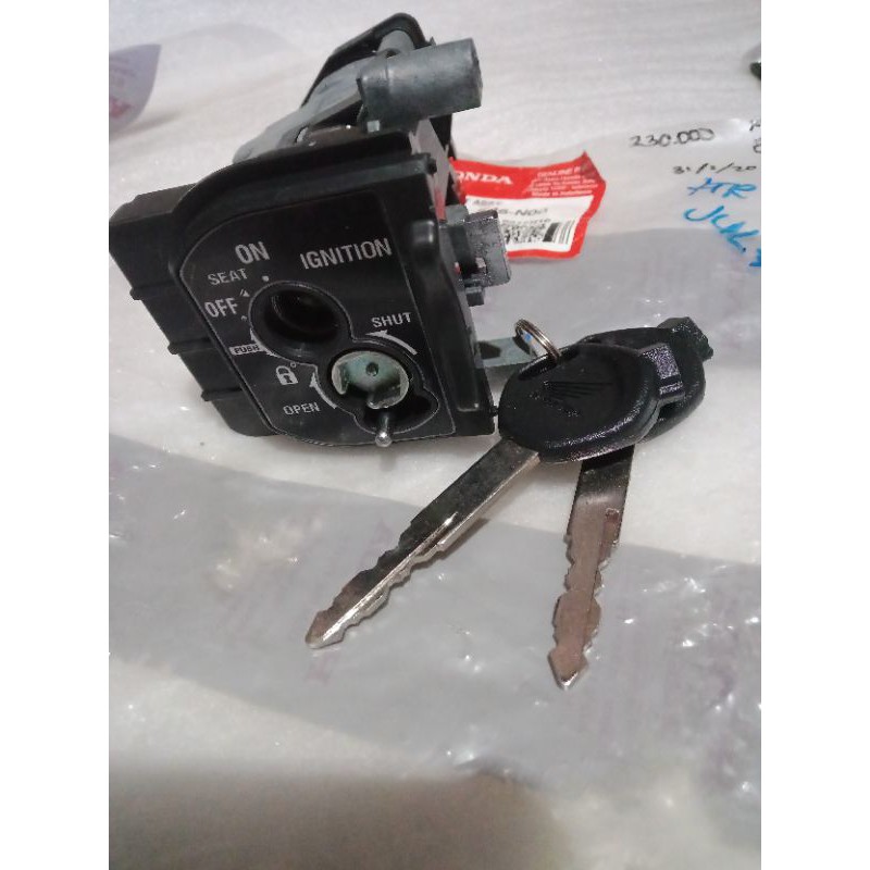 kunci kontak k46 set key blank vario 110 fi led asli