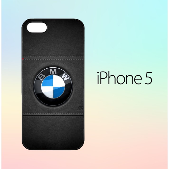 BMW leather logo X5974 Casing Custom Hardcase iPhone 5 / 5s Case Cover