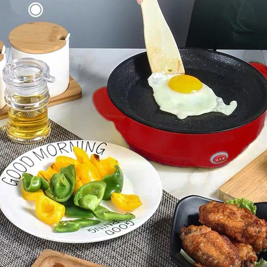 Korean pan fried 22cm listrik - wajan penggorengan elektrik