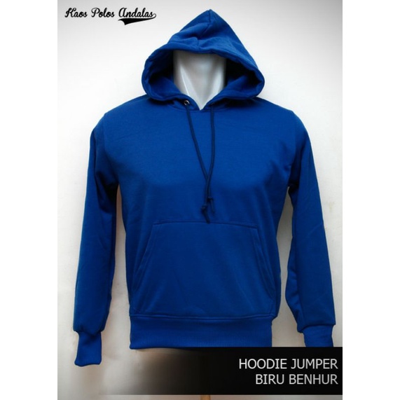 HOODIE JUMPER BAHAN COTTON CVC FLEECE SERI WARNA 1