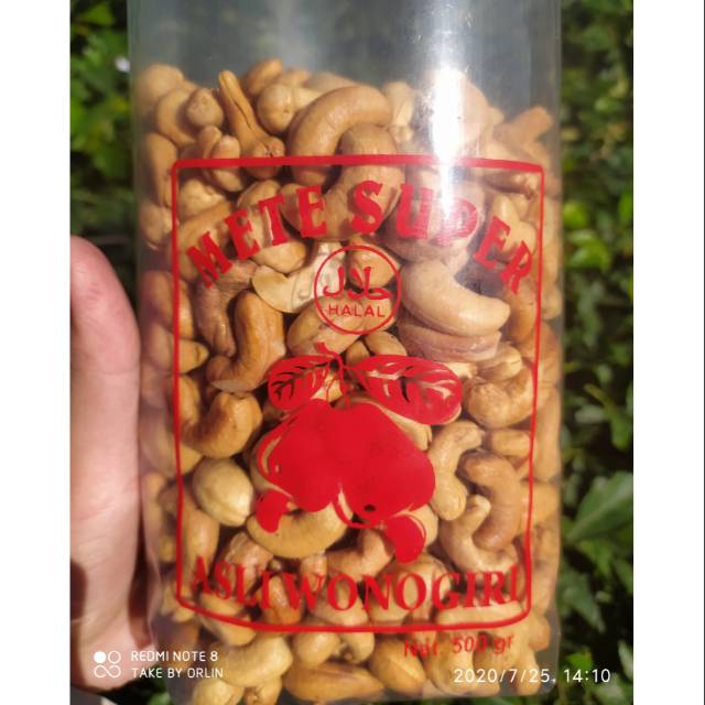 

Kacang mete matang/goreng 500gram