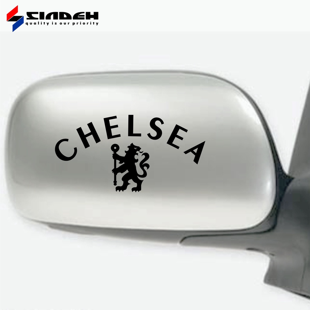 STIKER SPION MOBIL KEREN CUTTING STICKER MOBIL CHELSEA KLUB BOLA STIKER MOBIL VARIASI