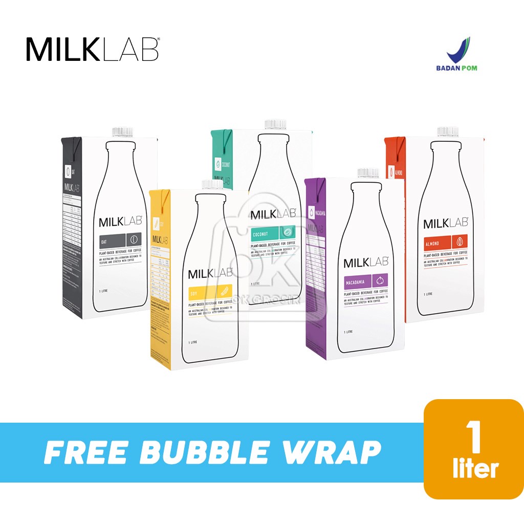 

MilkLAB Milk Lab ALMOND / SOY / OAT / COCONUT / MACADAMIA Susu UHT (1 Liter)