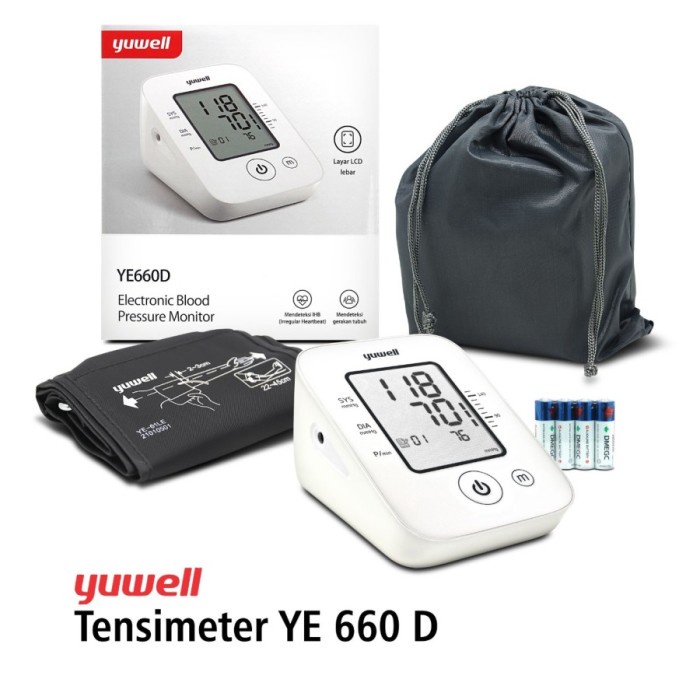 [TERMURAH] Tensimeter Digital YE 660 D Yuwell / Tensi Alat Pengukur Tekanan Darah [TERLARIS]