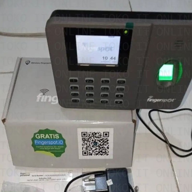 FINGERSPOT REVO W-202BNC MESIN ABSENSI SIDIK JARI INTERFACE WIFI LAN USB FLASHDISK