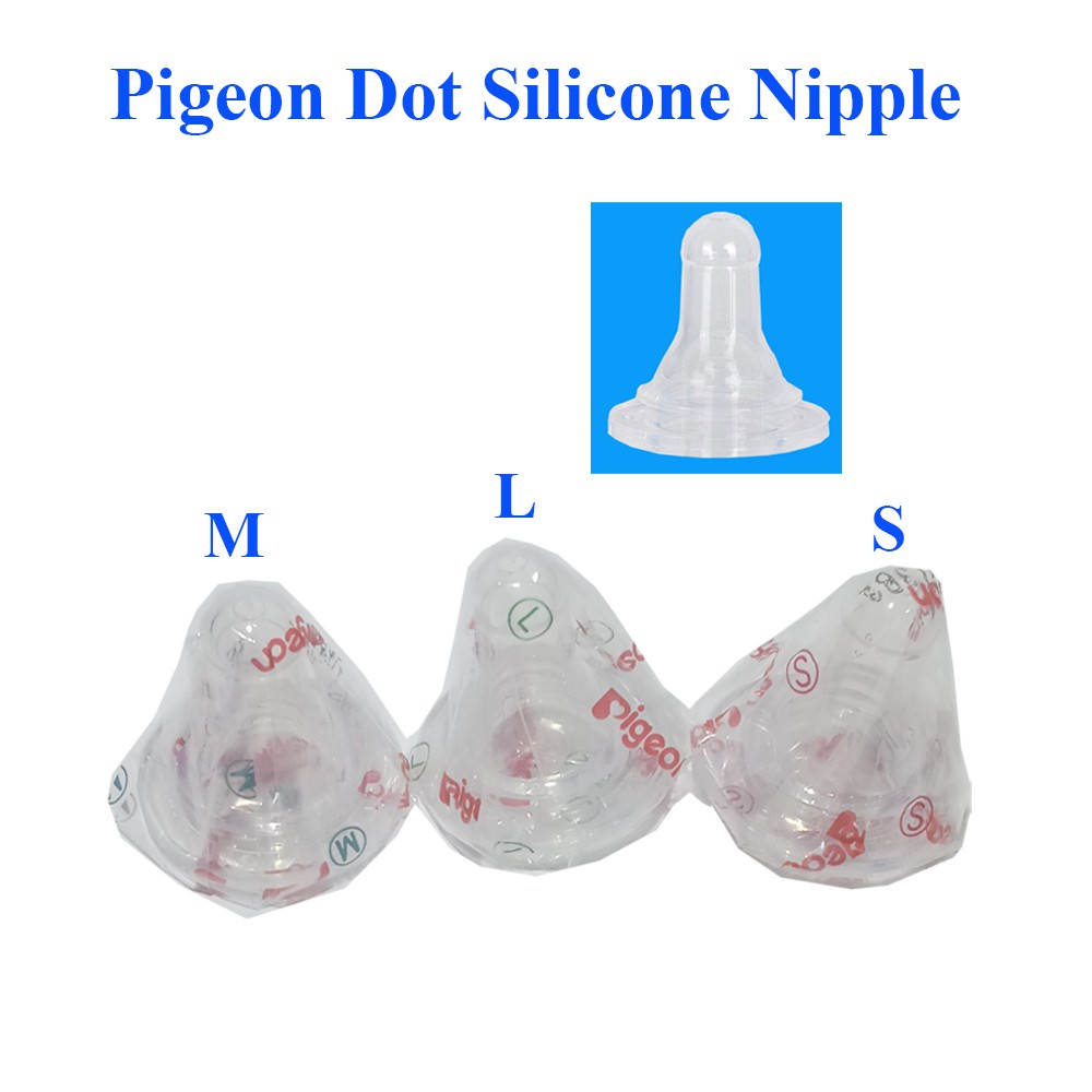 Dot Pigeon Sillicone Nipple Satuan