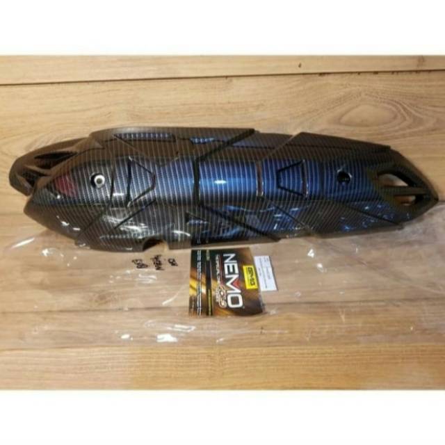 Cover tutup pelindung knalpot new nmax 2020 Carbon
