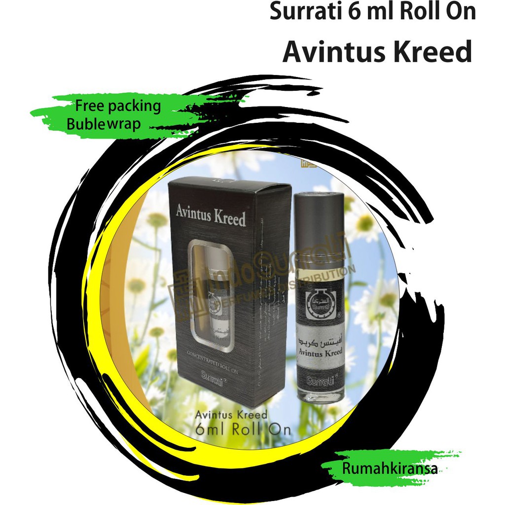 Parfum AVINTUS KREED 6ml Roll On | Creed Aventus | Parfum Surrati | Surrati Perfumes