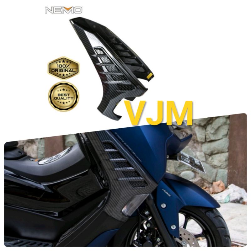 Cover Sen Nmax new / Tutup Variasi Sen Depan Carbon Yamaha New Nmax 2020