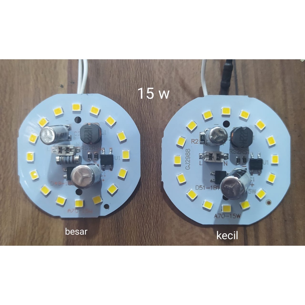 PCB Mata Lampu LED 15w KW1 Tanpa Driver - DOB LED AC 15 Watt Langsung 220V (ACR)