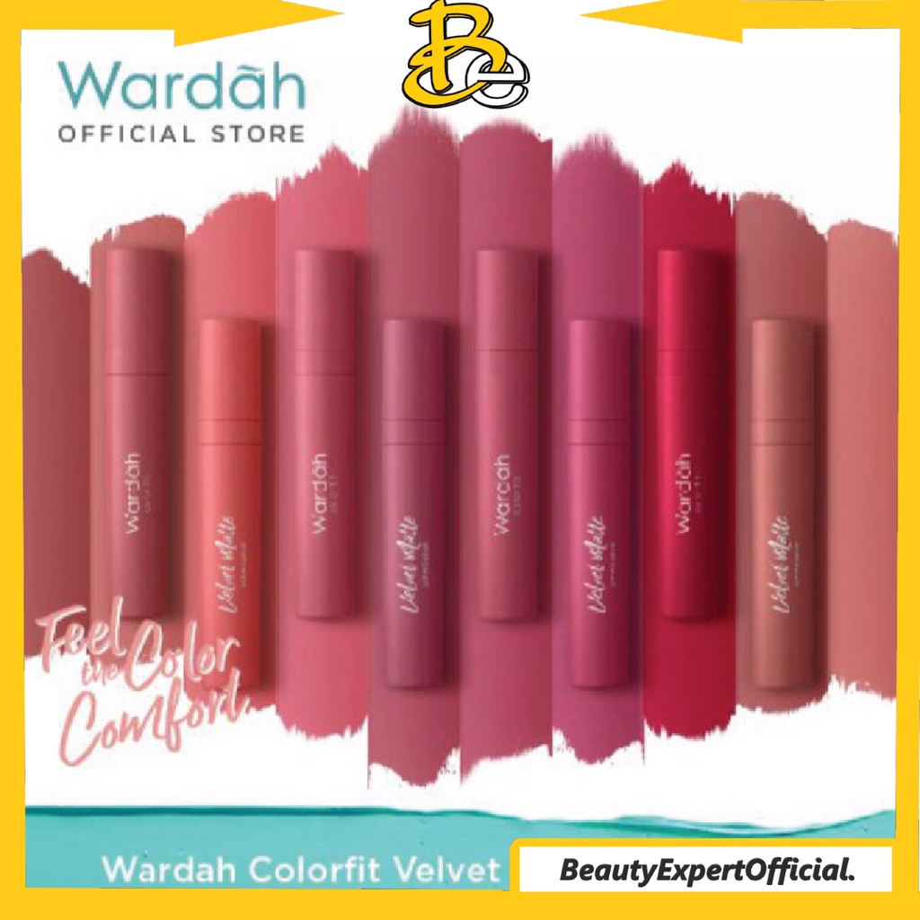 ⭐️ Beauty Expert ⭐️ Wardah Colorfit Velvet Matte Lip Mousse - Nyaman dan Lembap di Bibir