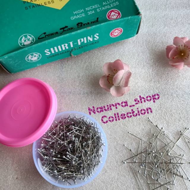 JARUM PENTUL KOREK / JARUM PENTUL WIJEN KUALITAS PREMIUM MERK CROWN FOX TAJAM