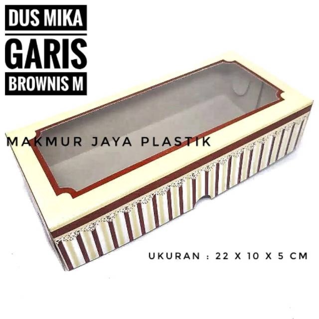 

PAPER BOX DUS CUP BROWNIS GARIS 22 X 10 x 5 cm