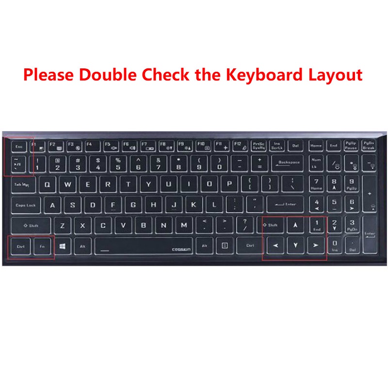 For 15.6 Inches MACHENIKE T58V Soft Ultra-thin Silicone Laptop Keyboard Cover Protector