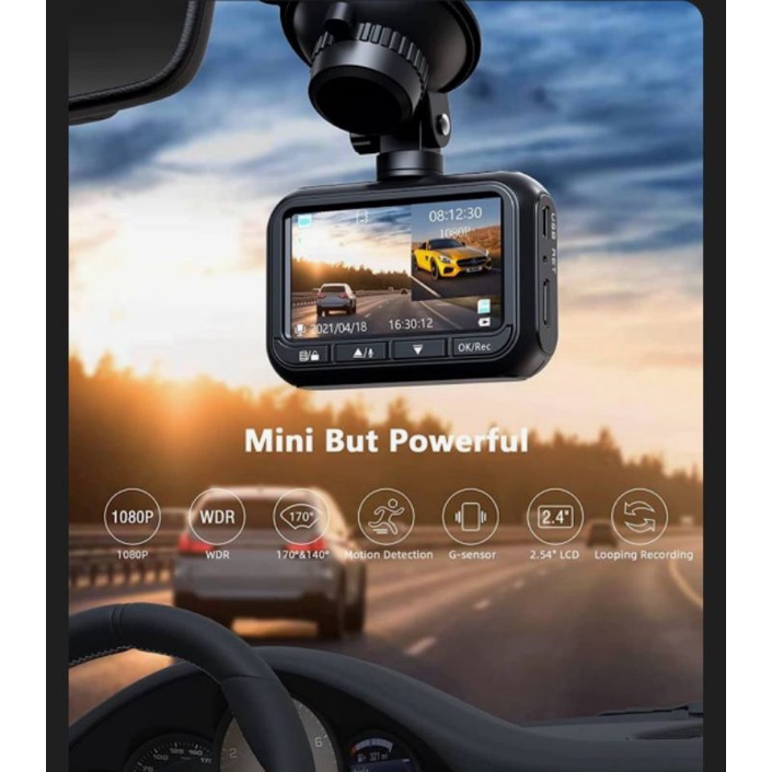 Car Dvr . Car blackbox 720p HD Dvr 2.5inch (kotak)