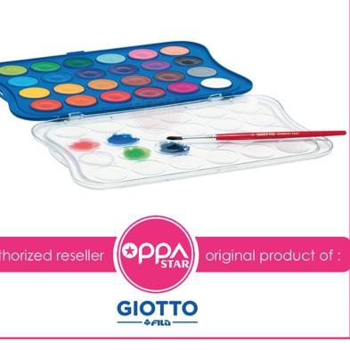 

Bagus Giotto Acquerelli mini set 24 warna Cat Air Watercolors block... ...