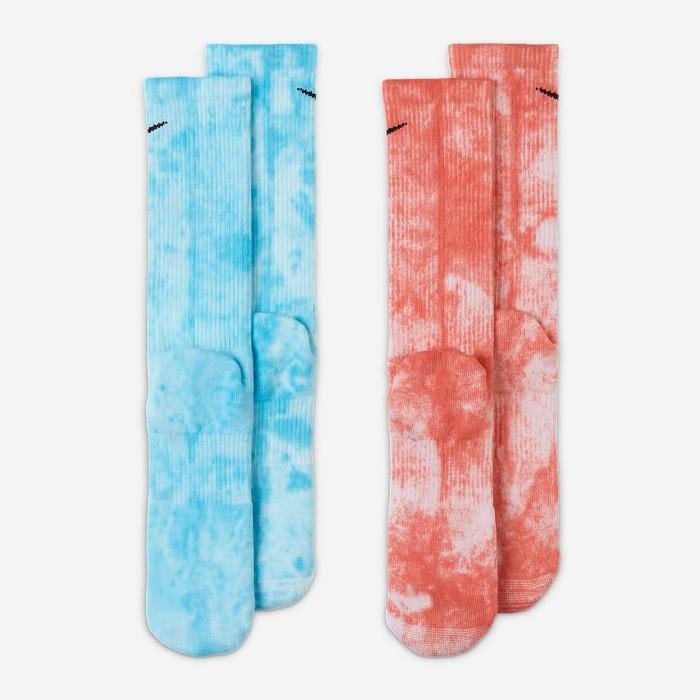 Kaos Kaki Nike Everyday Plus Cushioned Tie Dye 2 Pairs Original Bnip