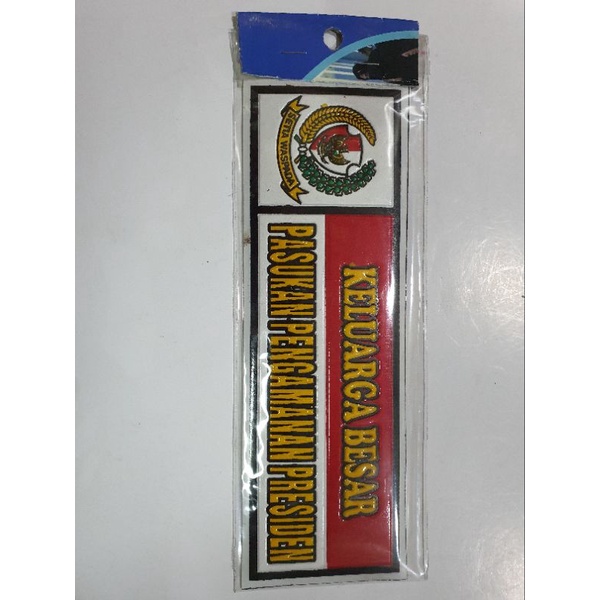 

Stiker Embos Panjang Paspampres | Aksesoris Kendaraan dan Craft Stationery