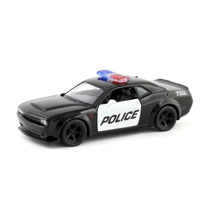 RMZ City Diecast Mobil Police Car Series Skala 5 Inch Freewheel