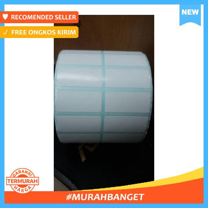 

Kertas Sticker Label Barcode Semicoated 33X15 2 Baris - Pengikat & Perekat - Stiker
