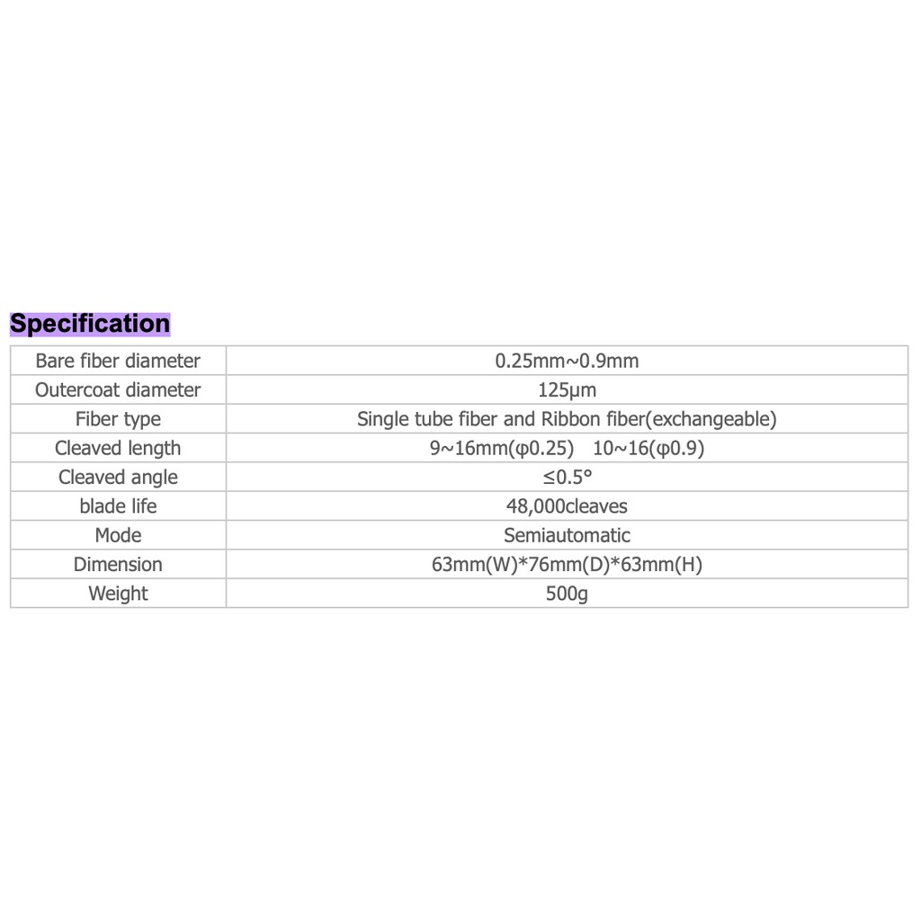 Sumitomo FC-6S Fiber Cleaver (Grade AA)