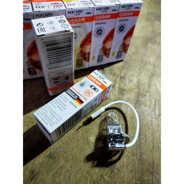Bohlam dop Osram H3 12v 100w asli
