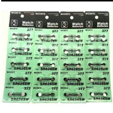 [COD]  Baterai Jam Tangan Sony 626 Murah Baterai Jam Sony 377/626 Baterai Kancing Sony Universal ( Harga 1 Pcs )