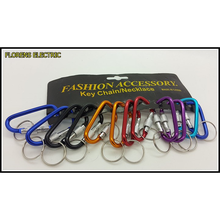 carabiner ulir mini / carabiner ulir 5.5 cm / hook