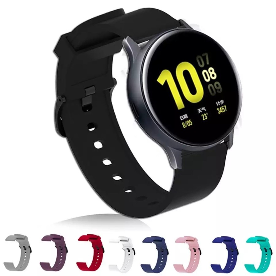 STRAP WATCH TALI JAM TANGAN - SILICONE STYLE TYPE 1 RUBBER - FOR SAMSUNG GALAXY ACTIVE 1 2 40 44MM